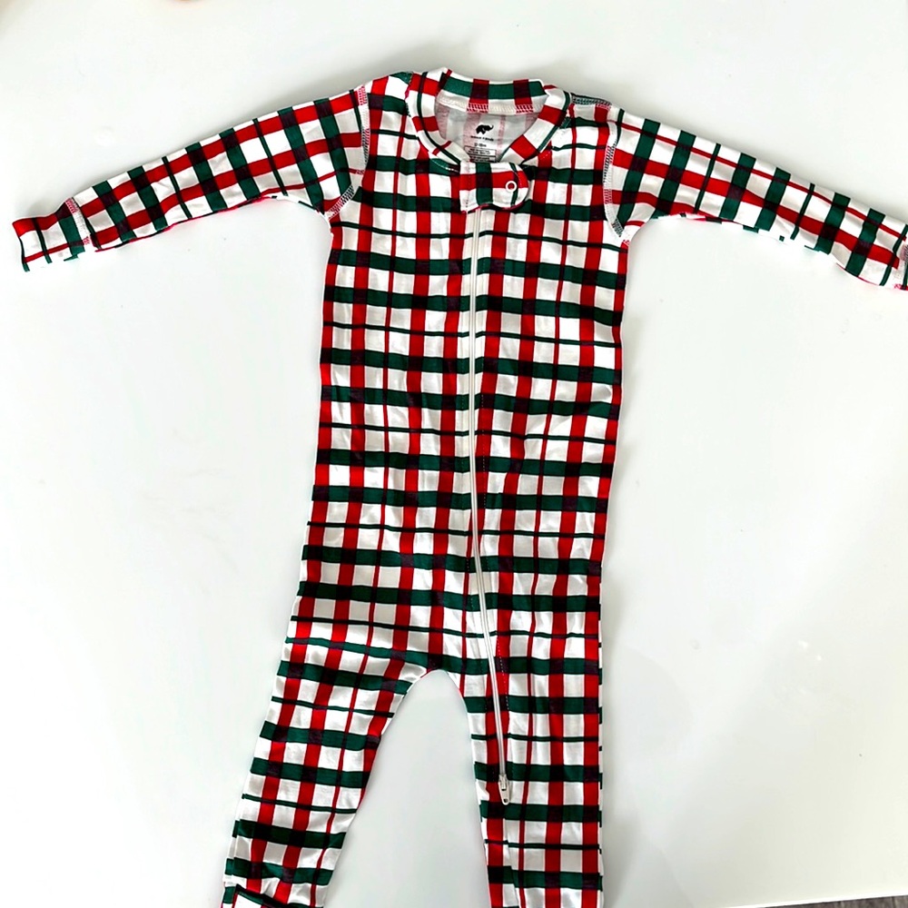 Monica + Andy holiday pajamas